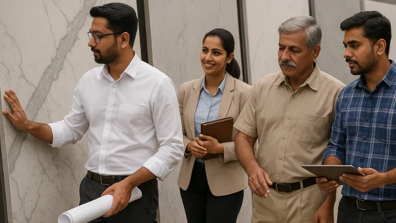 High-Performance Stone with Quartz for Architects & Fabricators